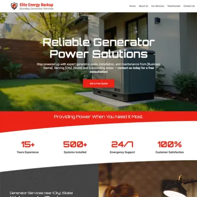 generators website design theme original original